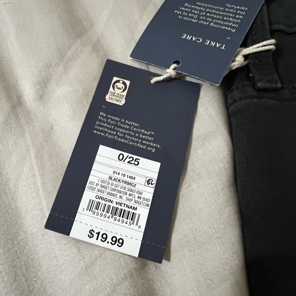 High Rise Denim Cut Off Shorts | Universal Thread - Picture 4 of 6